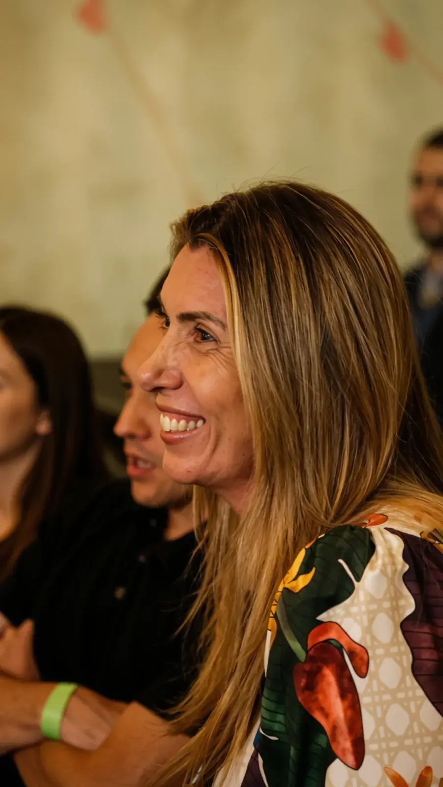 Participante durante o encontro presencial